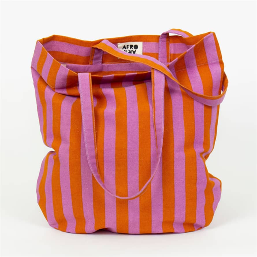 Afroart Randa Bag - Orange & Lilac