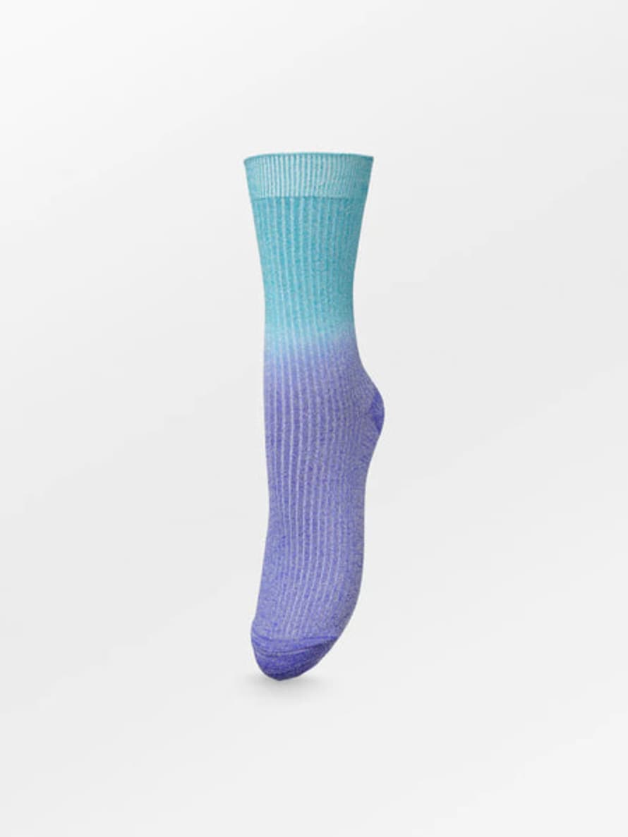 ediit Beck Sondergaard Gradiant Glitter Socks 2 Pack - Blue/fuchsia