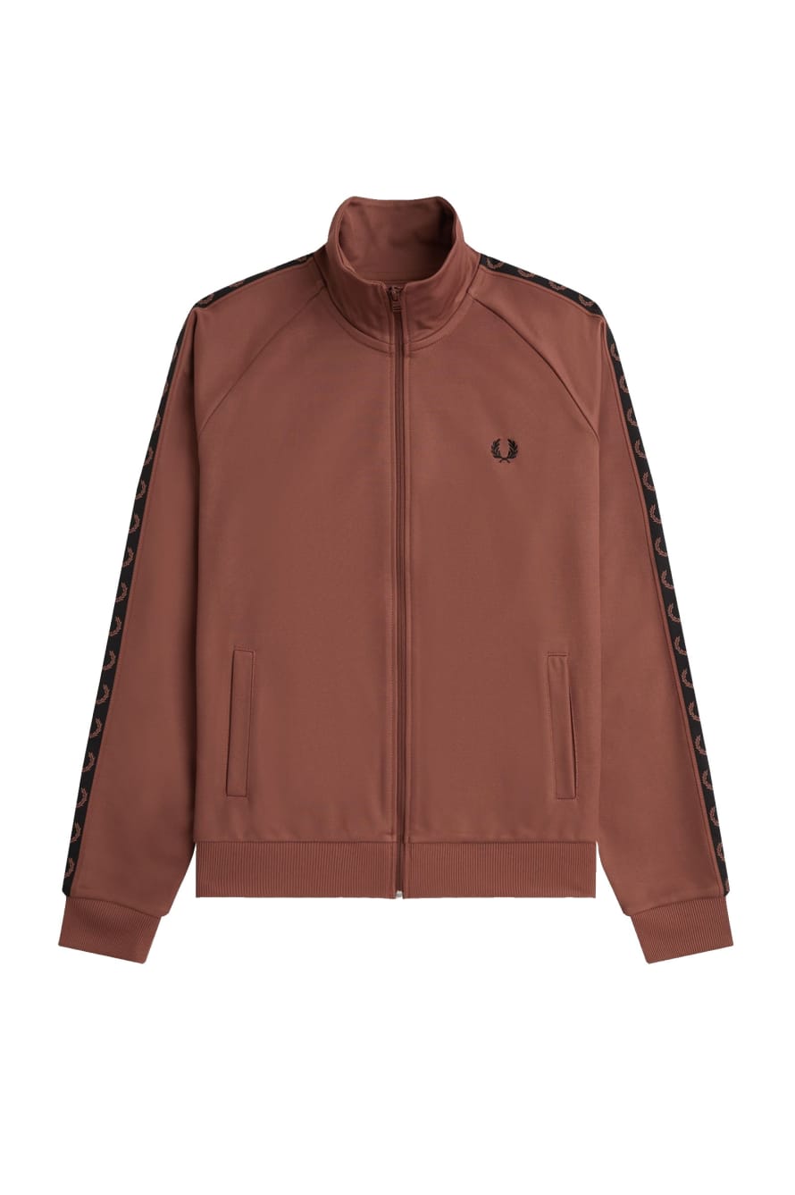 Fred Perry Fred Perry Contrast Tape Track Whisky Brown / Black