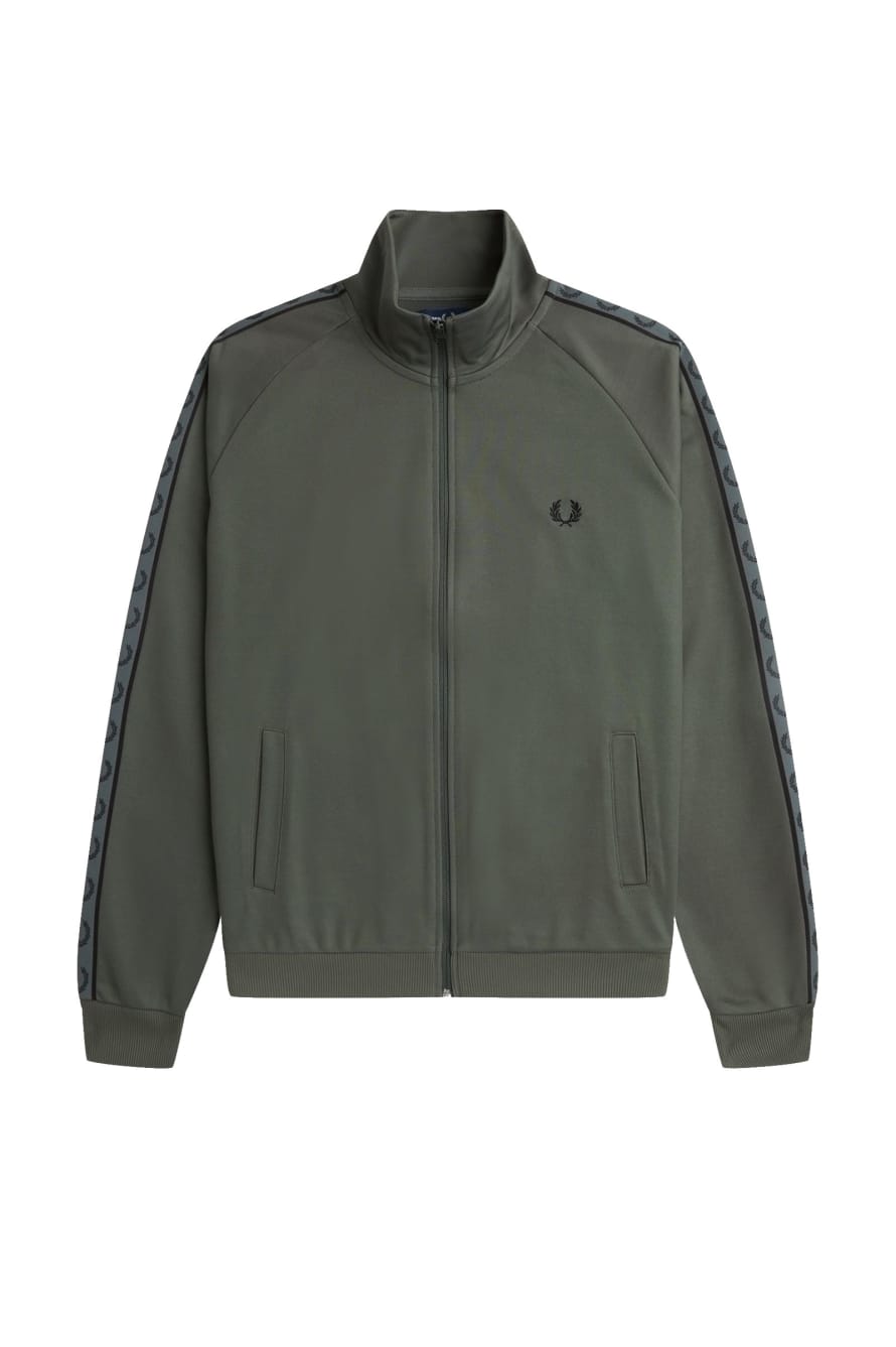 Fred Perry Fred Perry Contrast Tape Track Field Green / Black