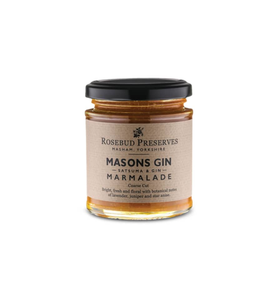 Rosebud Preserves Masons Gin Satsuma Marmalade