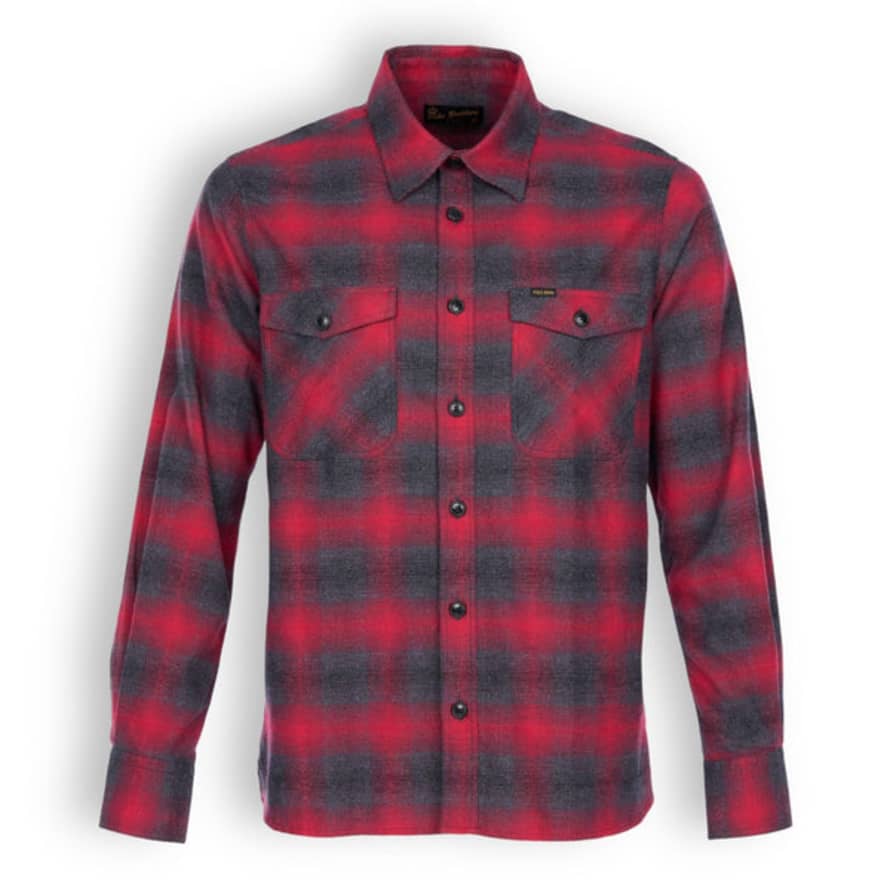 Pike Brothers 1943 Cpo Flannel Shirt - Tijuana Red