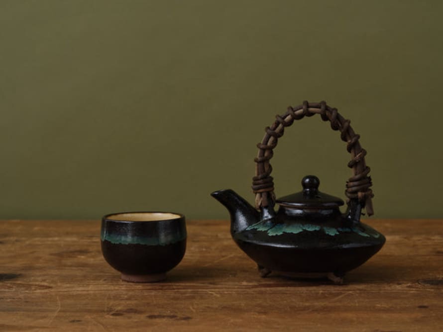 wagumi Kurojoka Pot By Ryumonji Pottery