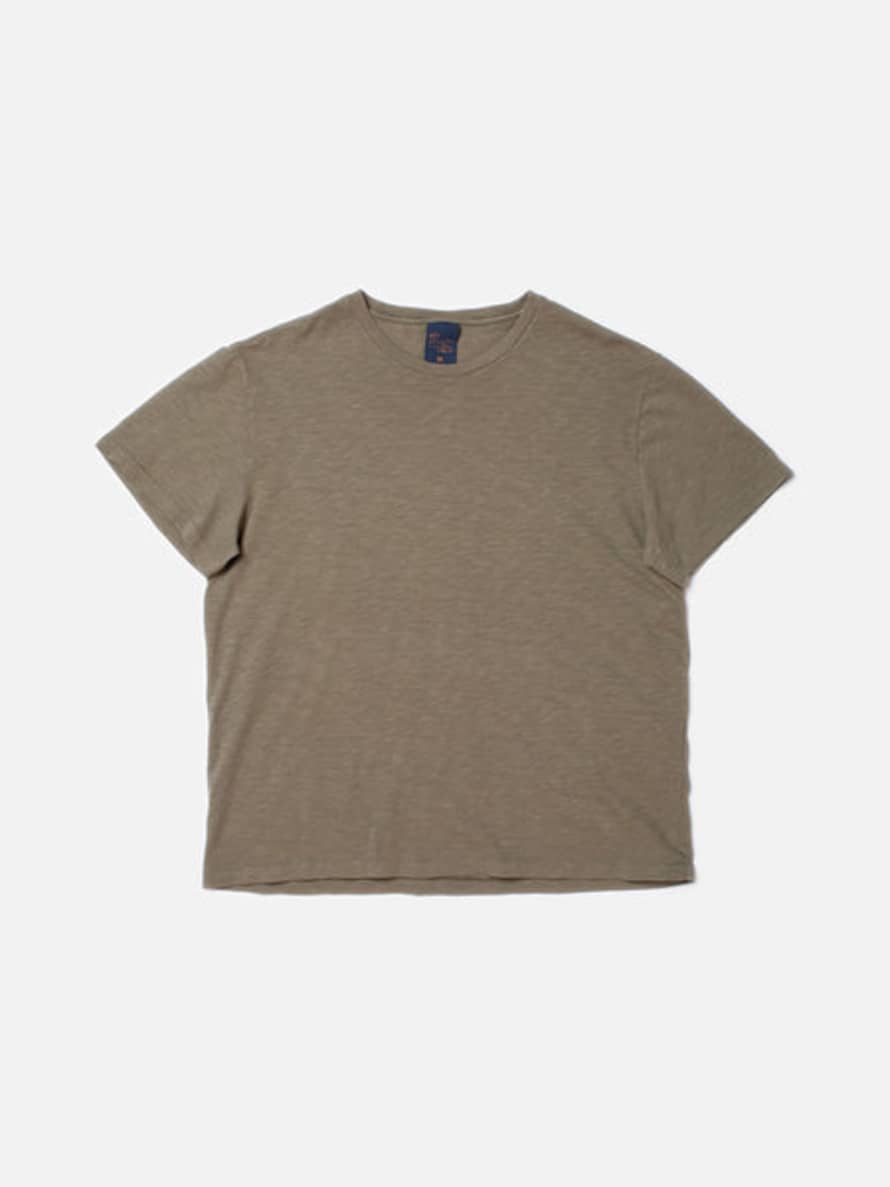 Nudie Jeans T-shirt Roffe G45/pale Olive