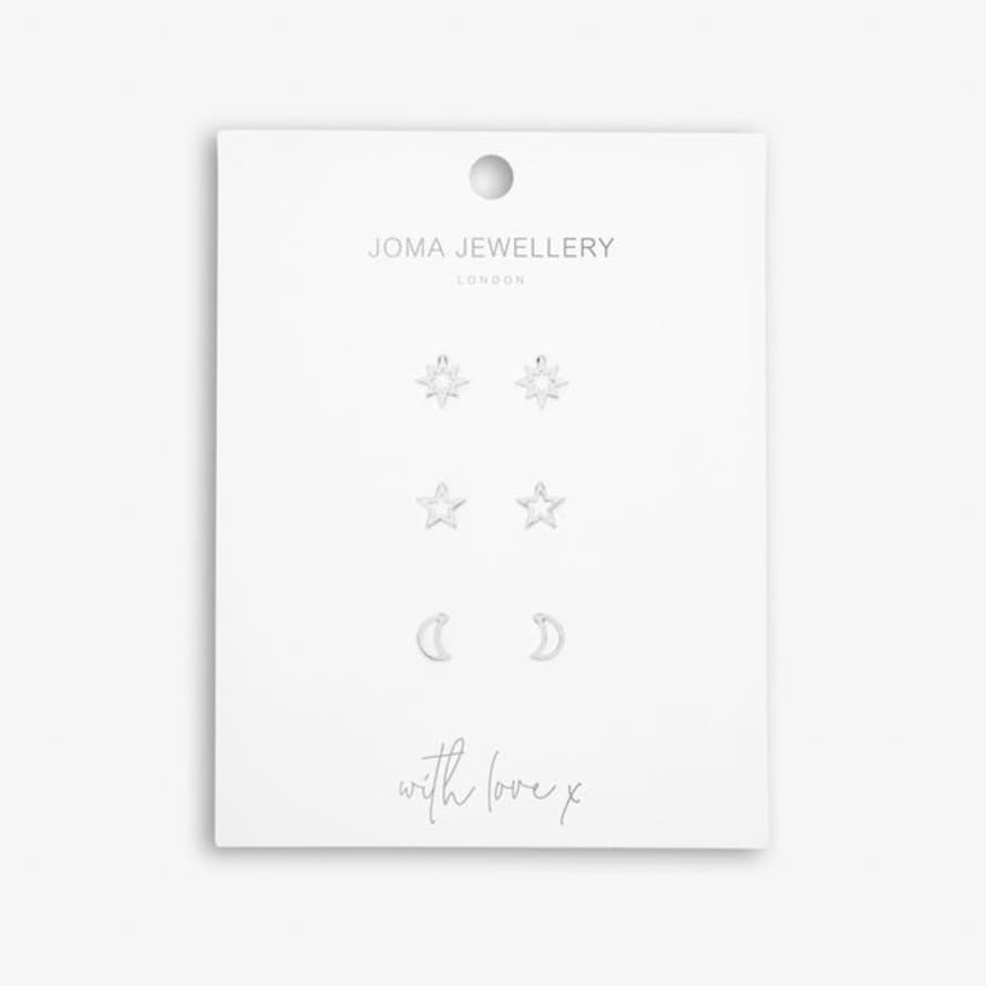 Joma Jewellery Celestial Stud Earrings