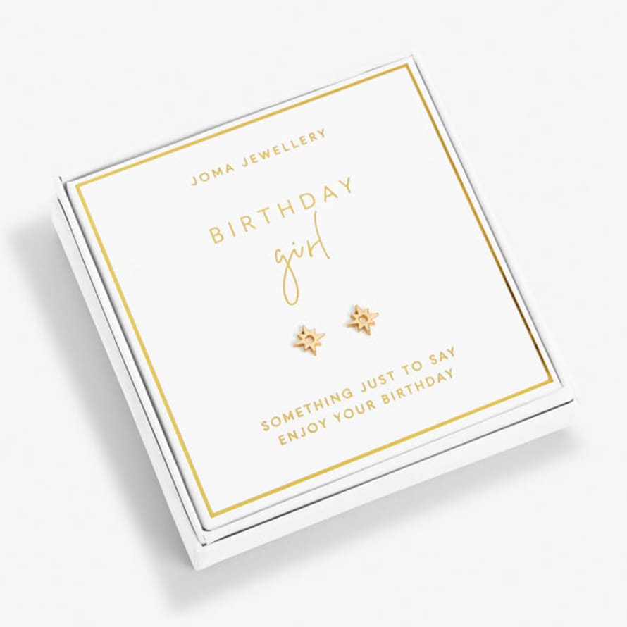 Joma Jewellery Beautifully Boxed 'Birthday Girl' Earrings