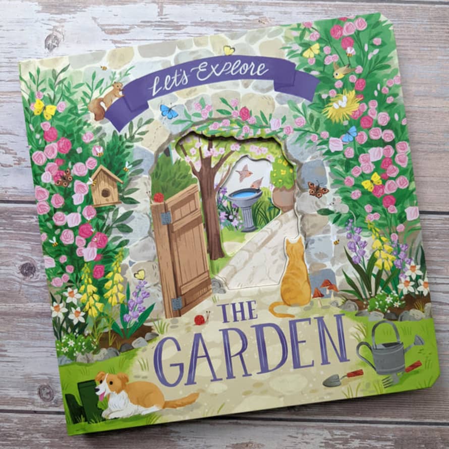 Lark London Let's Explore The Garden Book by Laura Garner