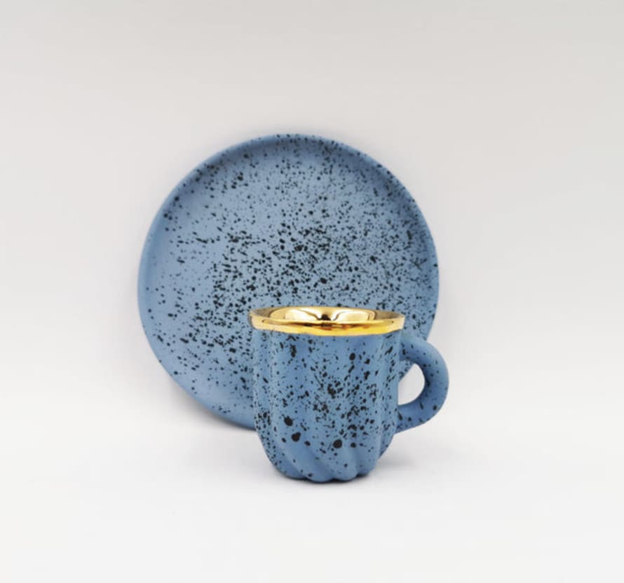 ManufacturedCulture Crema Espresso Cup In Blue