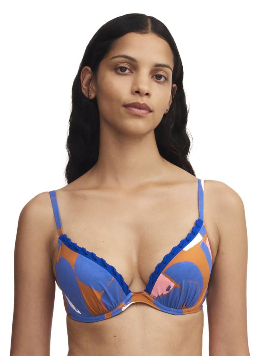 Chantelle Tribe Bikni Top In Ethnic Painting