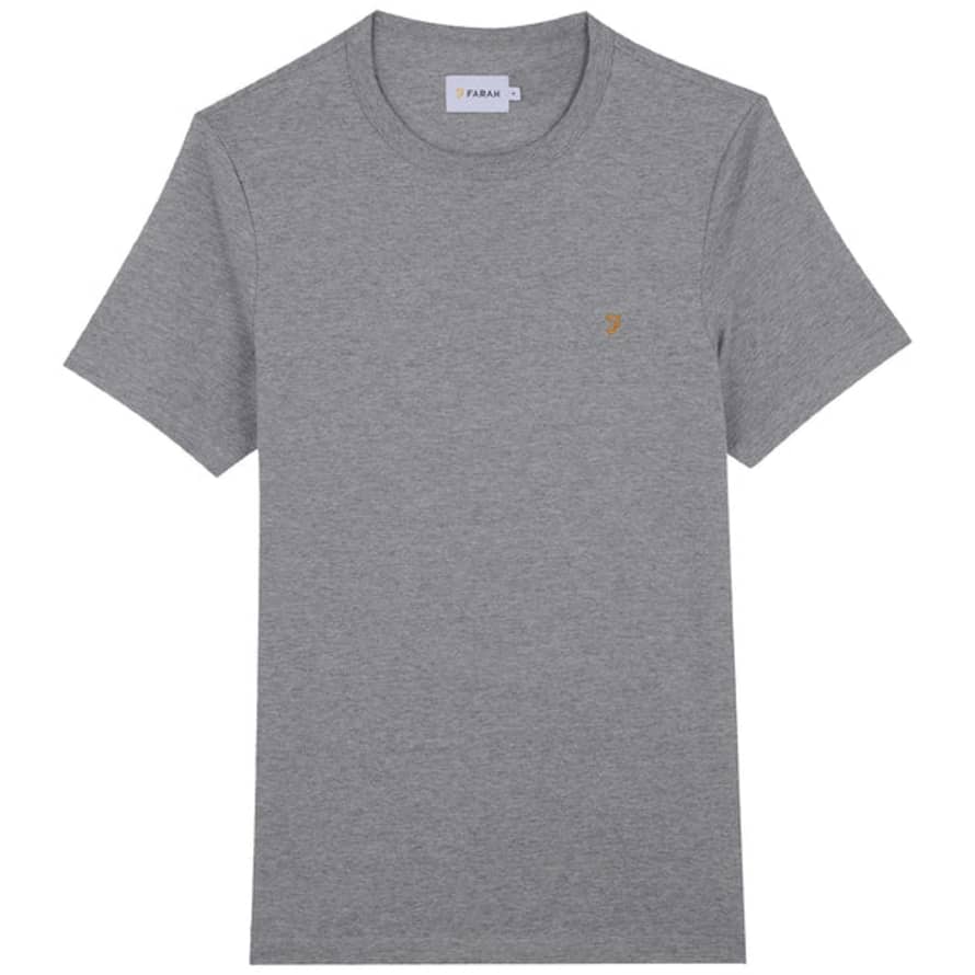 Farah New Danny T-shirt - Grey Marl