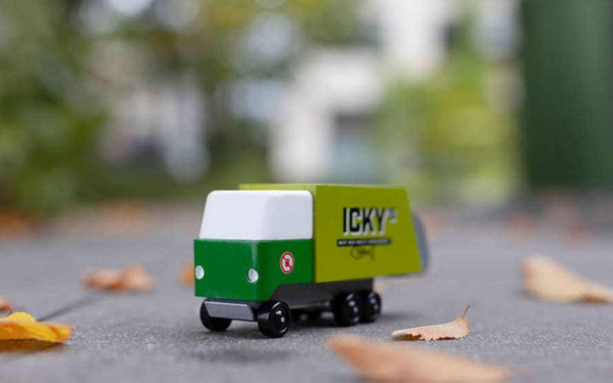 Candylab Garbage Truck - Wooden Toy Vehicle