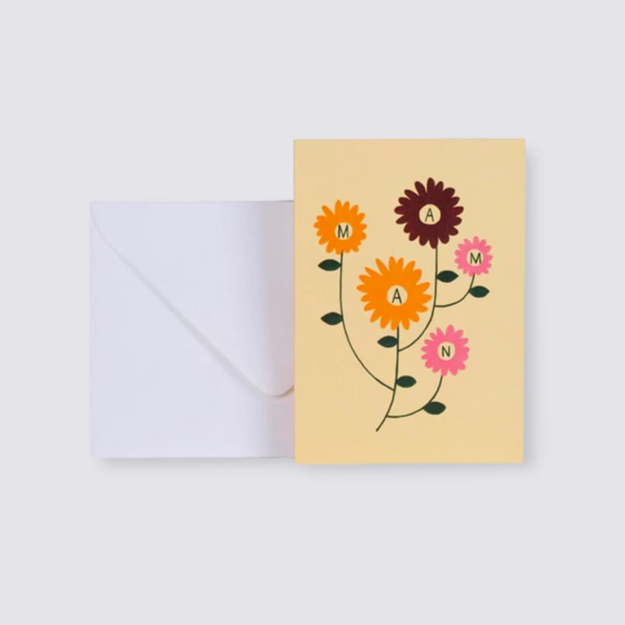 Season Paper Floral Maman Card