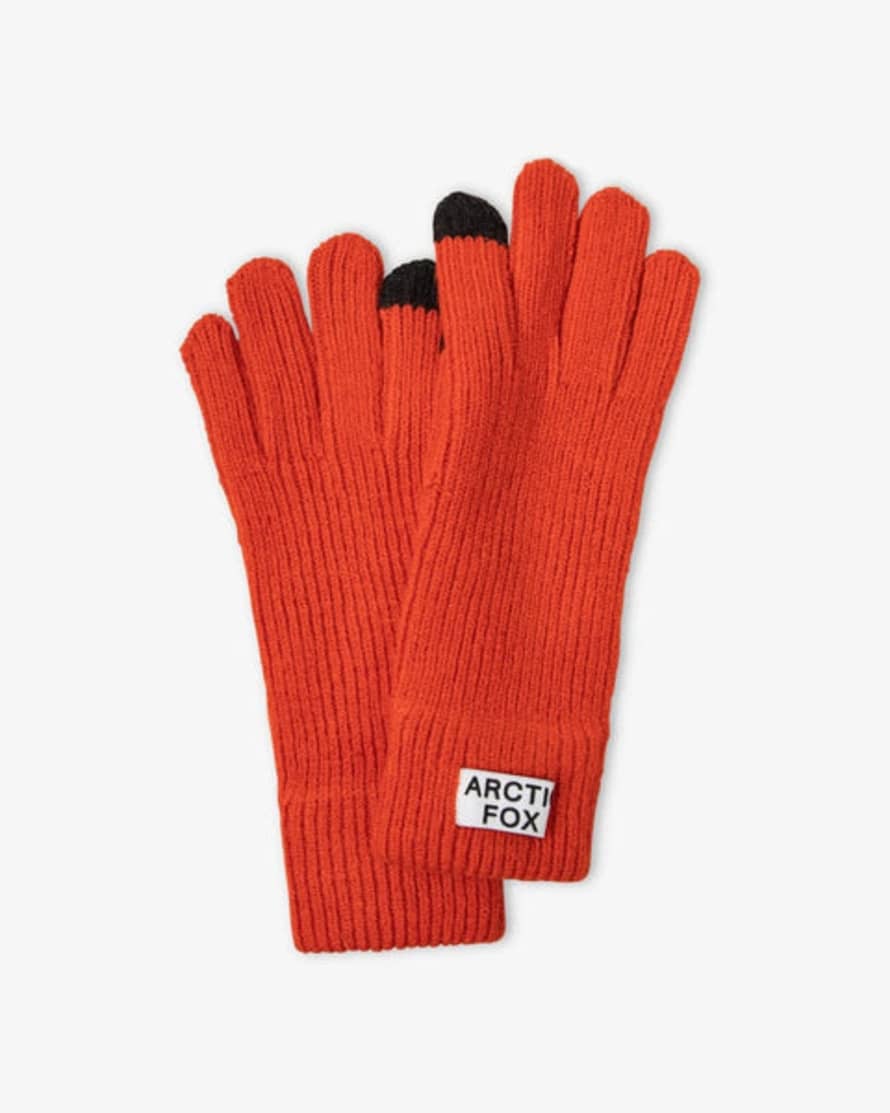 Arctic Fox Recycled Bottle Gloves Sunkissed Coral
