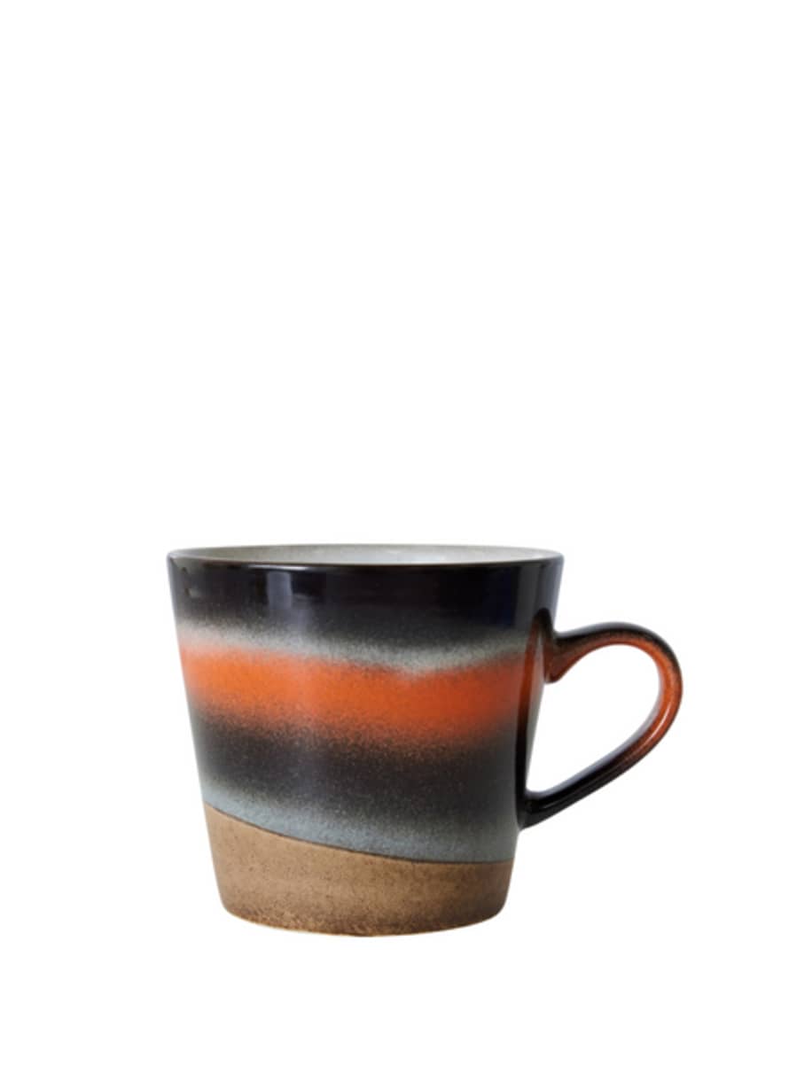 HK Living 70's Style Cappuccino Mug In Heat From