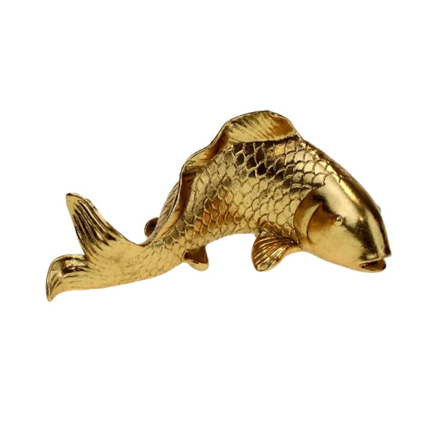 Werner Voss Gold Wall Fish Ornament