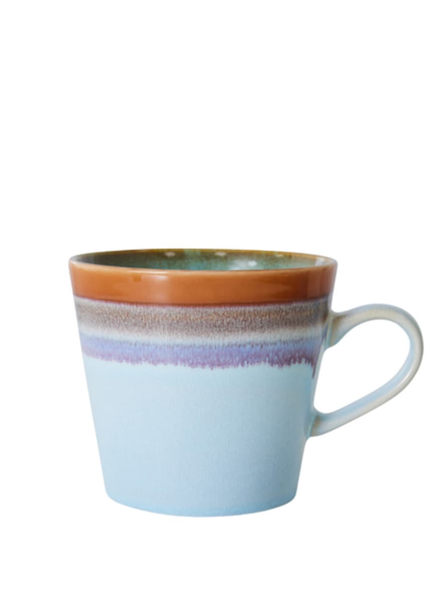 HK Living 70's Style Cappuccino Mug In Ash From