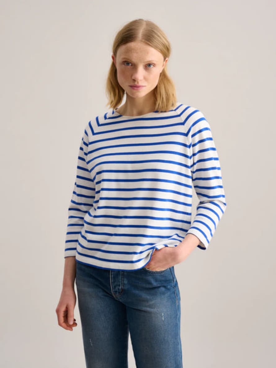 Bellerose - Maow Stripe T With Button Back