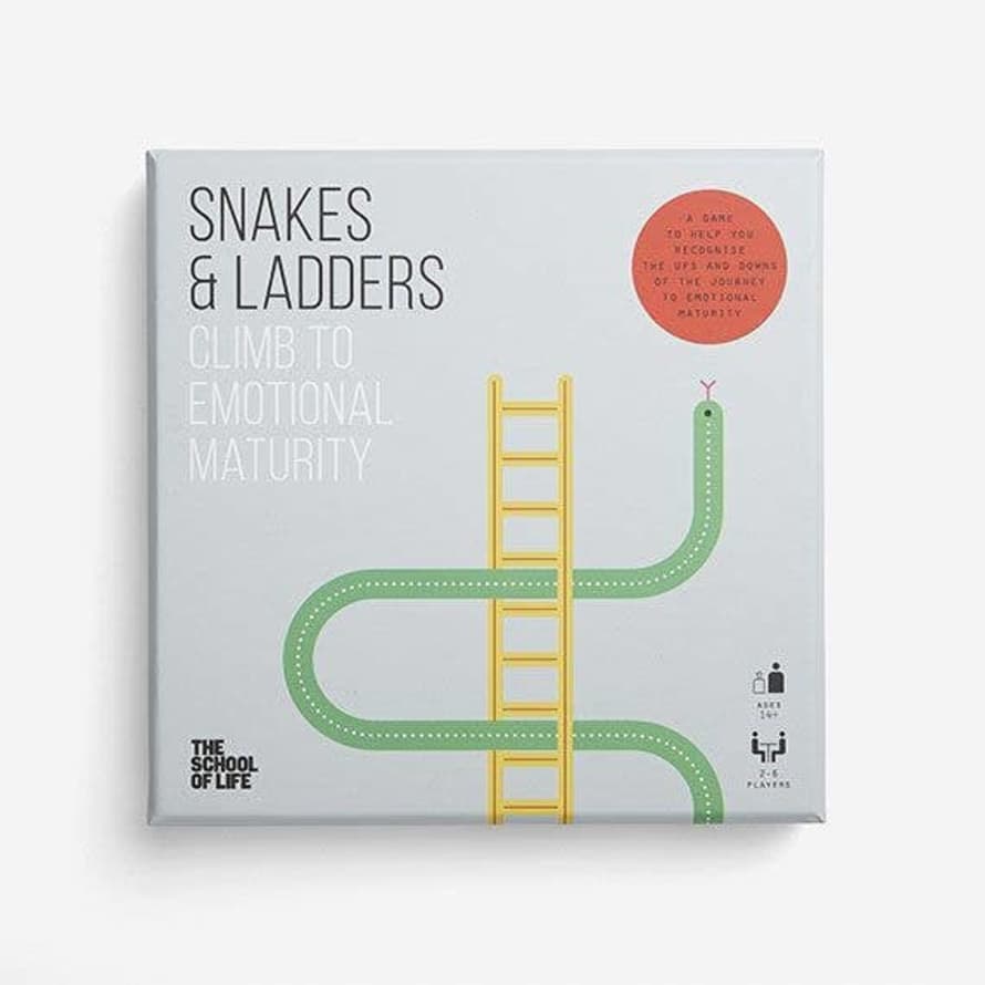 The School of Life Snakes and Ladders Adult Indoor Activity Game
