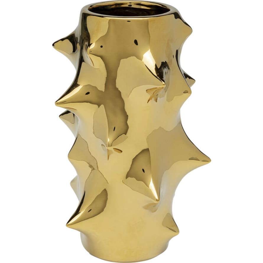 Kare Design Vase Pointy Gold 25cm