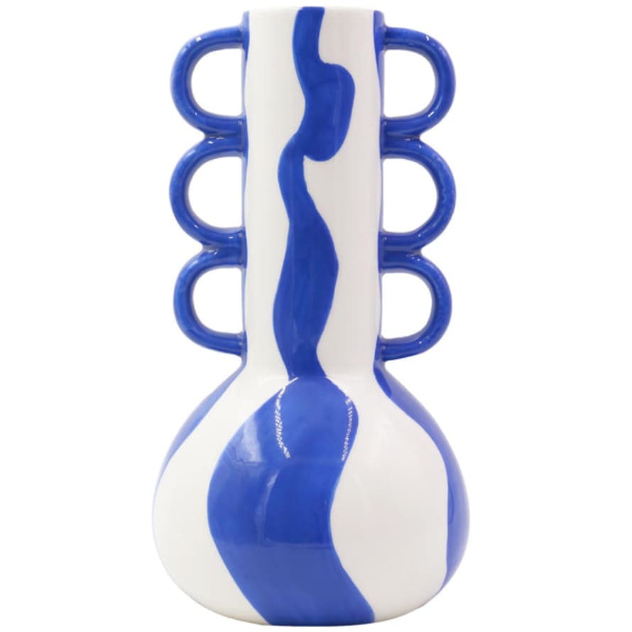 Que Rico Vase Tomas- Bold And Blue