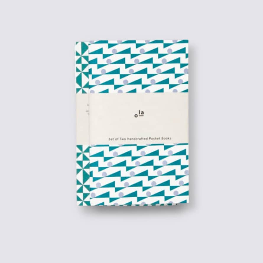 Ola Enid Handcrafted Pocket Books - Set Of 2