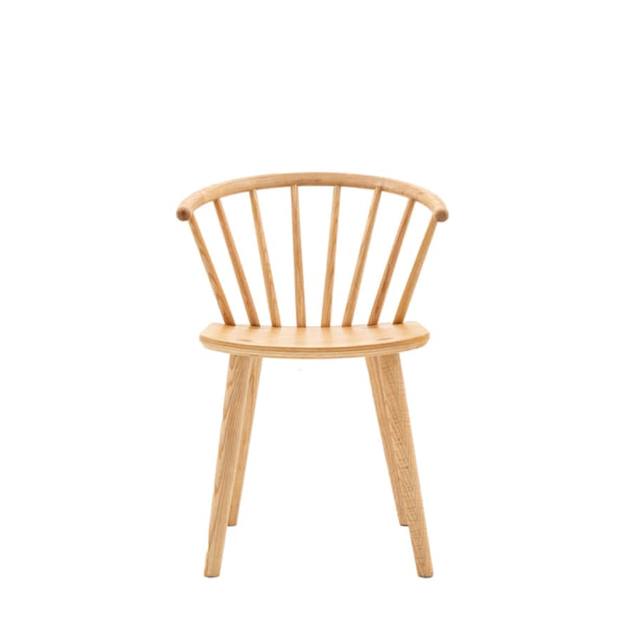 Distinctly Living Pair Of Folk Dining Chairs - Natural Or Mocha