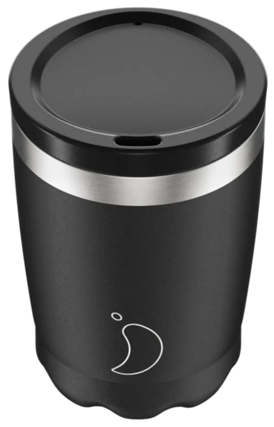 Chilly's 340ml Matte Black Coffee Cup