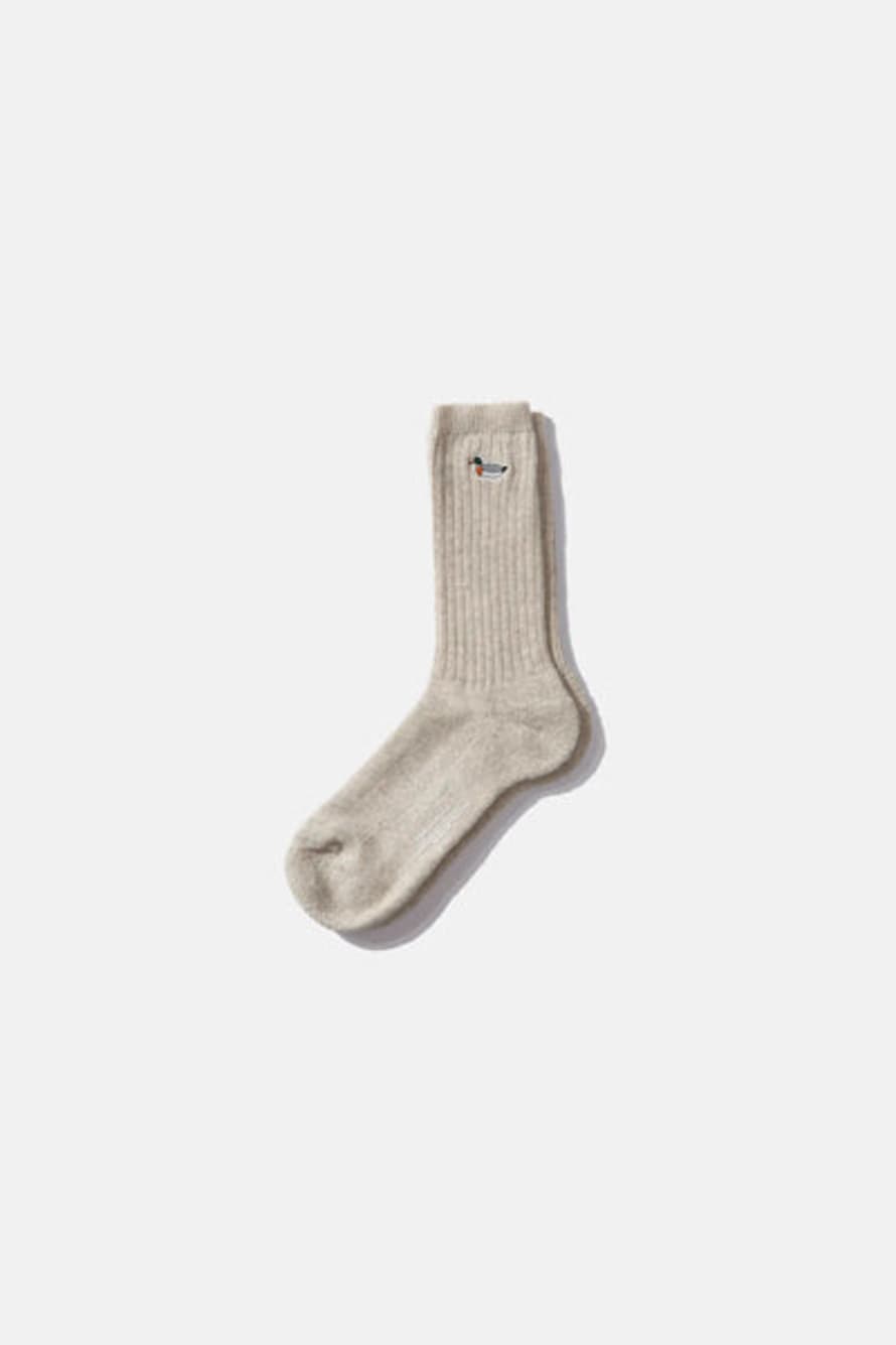 Edmmond Duck Socks - Plain Light Grey
