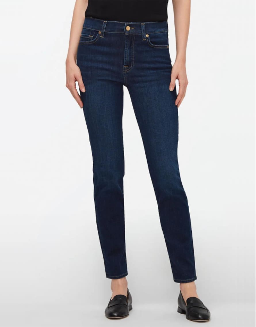 7 For All Mankind  Roxanne Jeans Bair Eco Rinsed Indigo