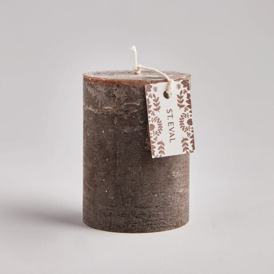 St Eval Candle Company Oak, Folk 3" X 4" Scented Pillar Candle