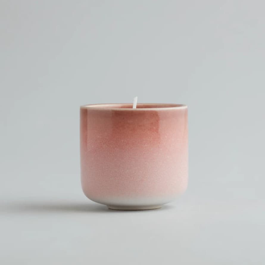 St Eval Candle Company Sweet Pea Candle In Pink Garden Path Ceramic Pot