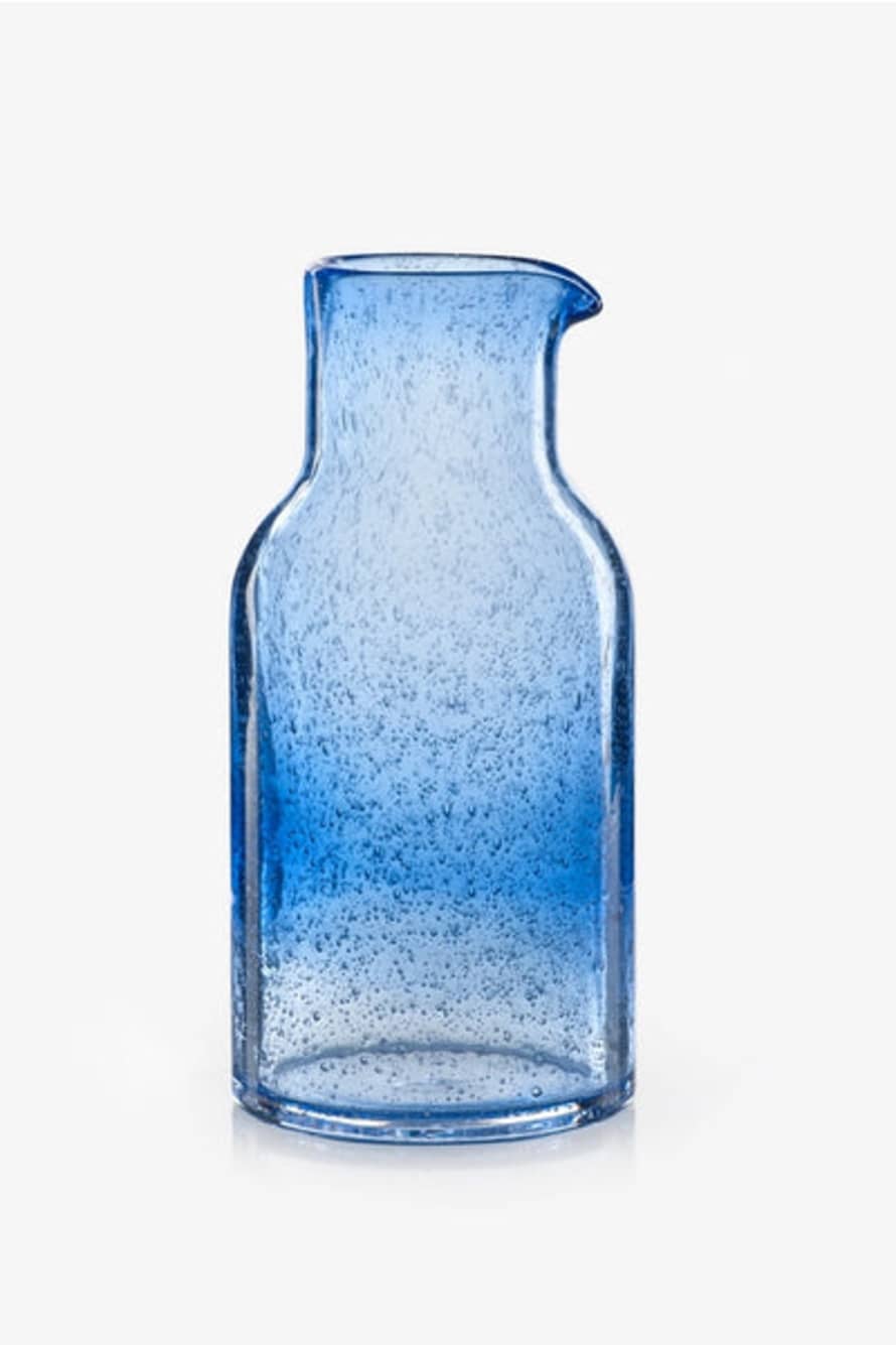 Pure Table Top Blue Glass Carafe