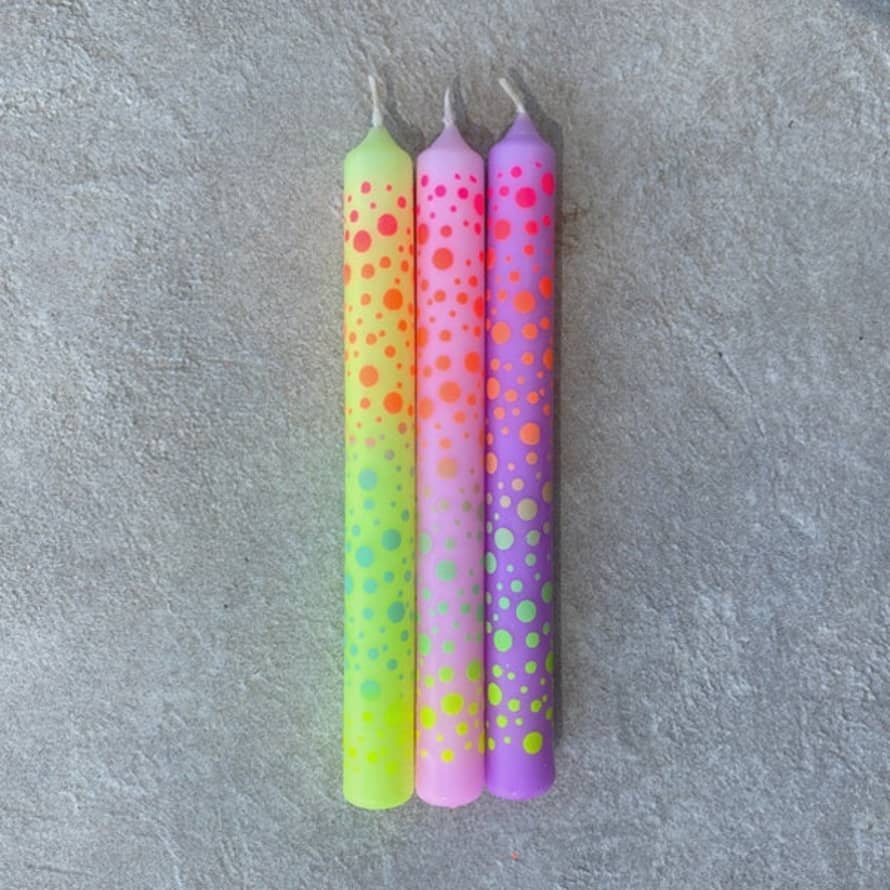 Pink Stories Graphic Lights Candles- Dots 402