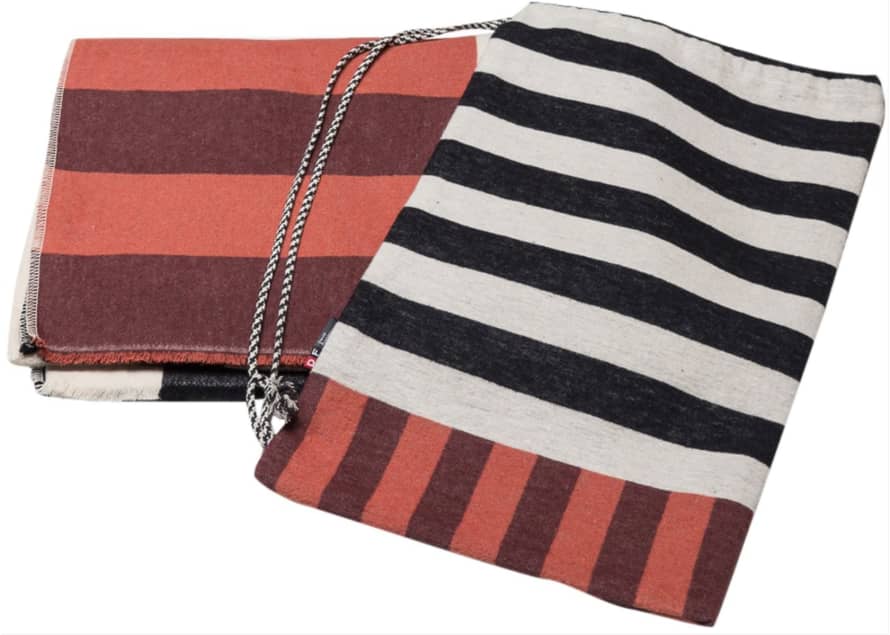David Fussenegger Stripes ECO Blanket with Bag