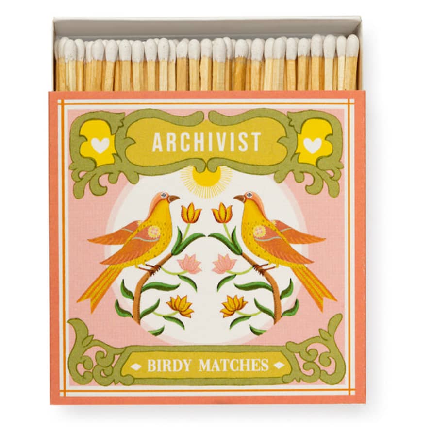 Archivist : Square Matchbox Matches - Ariane's Birdy Matches
