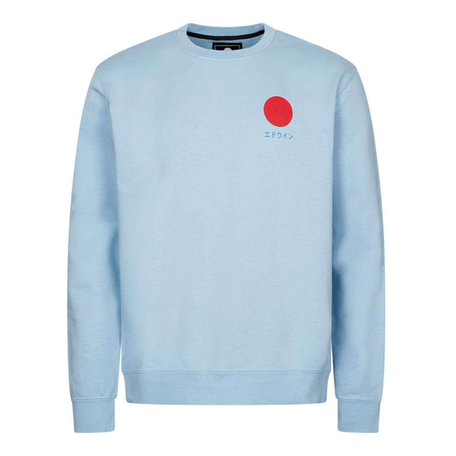 Edwin Japanese Sun Sweatshirt - Placid Blue