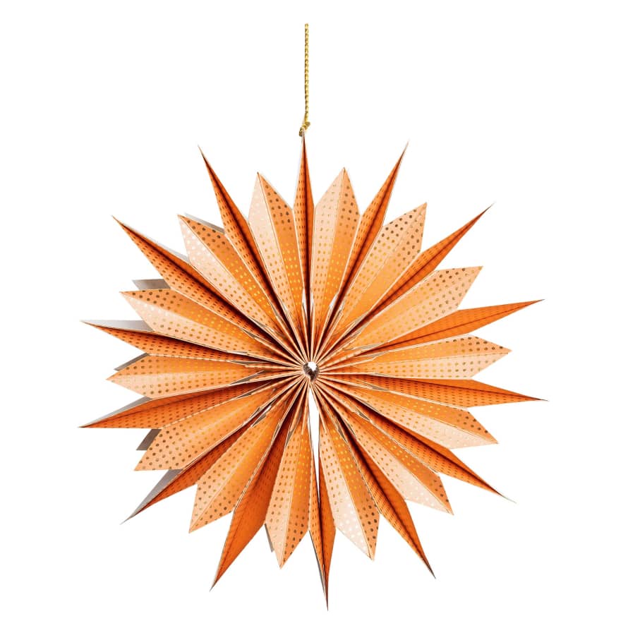 Tranquillo Paper pendant STAR 20cm - Different colours available