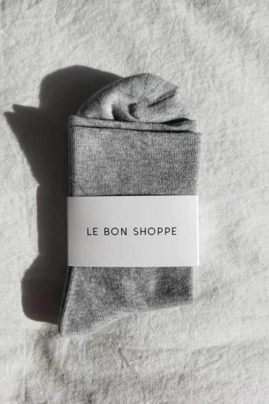 Le Bon Shoppe Le Bon Shoppe Sneaker Socks In Grey