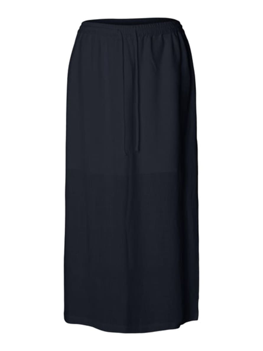 Selected Femme Slfviva Dark Sapphire Ankle Skirt