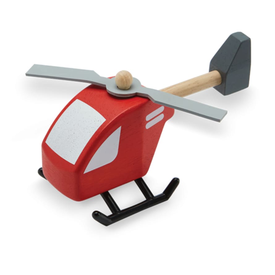 Plan Toys : Wooden Helicopter Toy