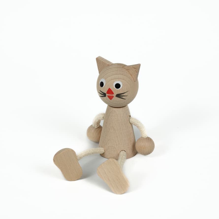 Wooden Sitting Toy / Cat
