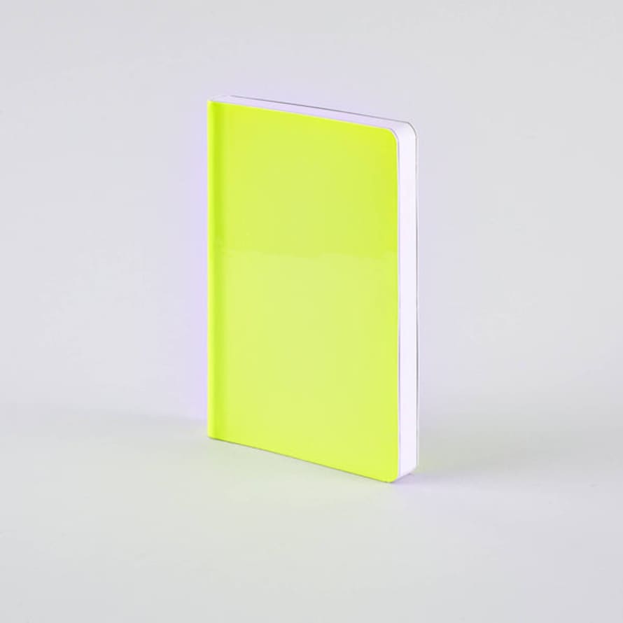 Nuuna Candy A6 Dotted Journal In Neon Yellow
