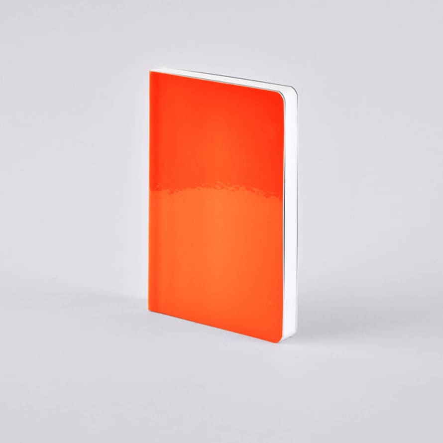 Nuuna Candy A6 Dotted Journal In Shiny Neon Orange