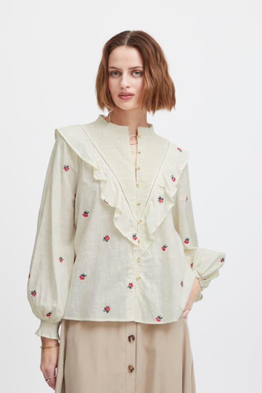 ATELIER REVE Toulouse Blouse - Flower Embroidery