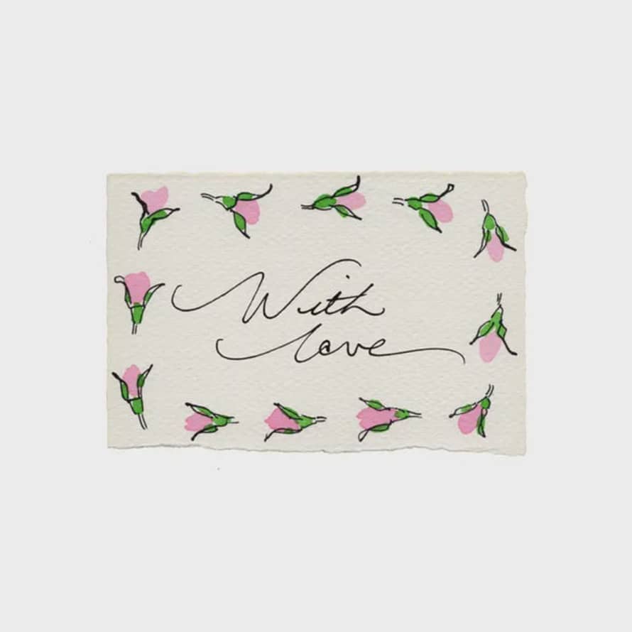 Scribble & Daub Rosebuds with Love Card