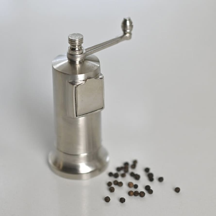 Brushed Nickel Pepper Mill