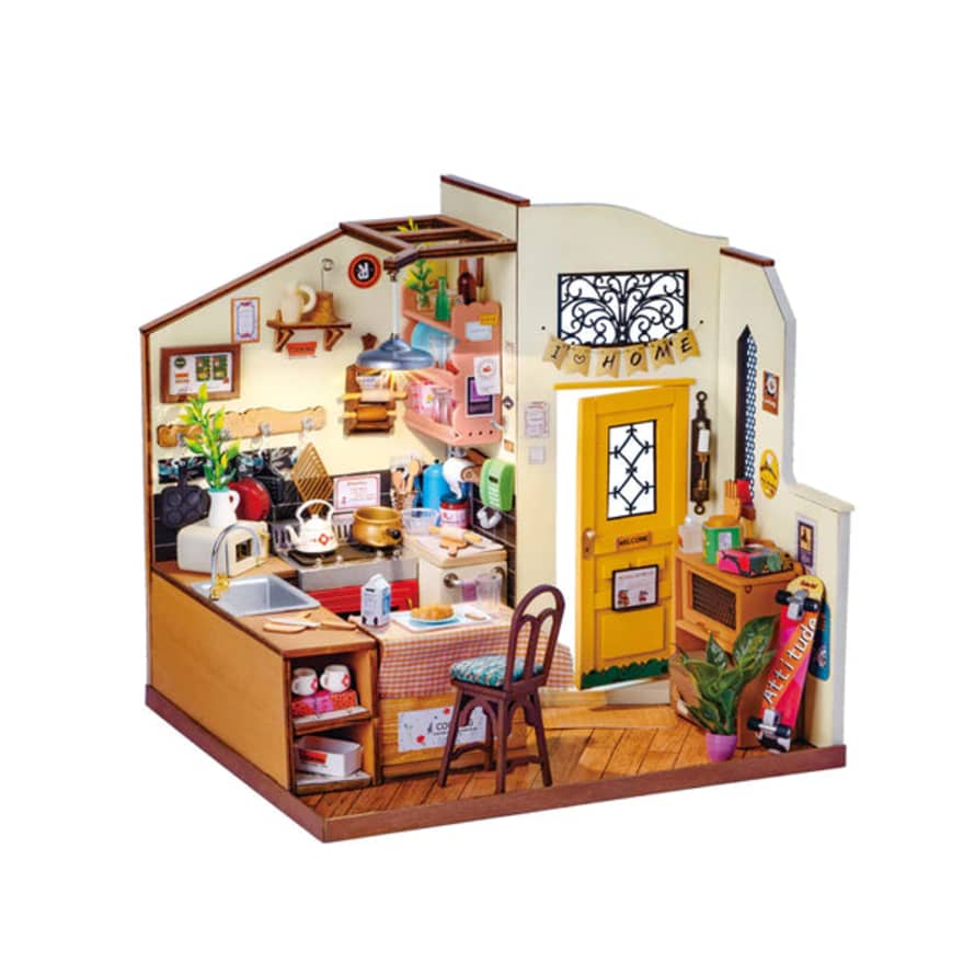 Hands Craft Diy Miniature House Kit - Cosy Kitchen