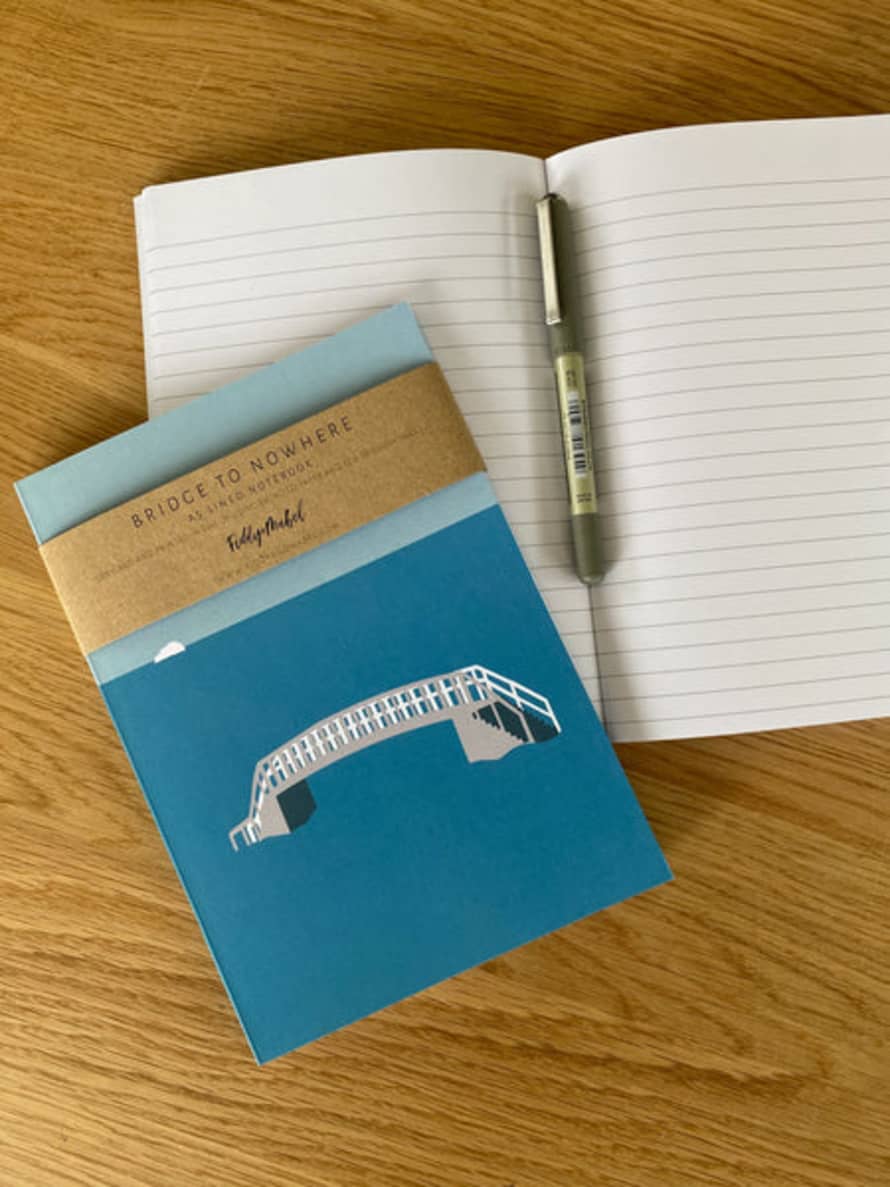 Fiddy & Mabel Fm A5 Notebook Bridge To Nowhere