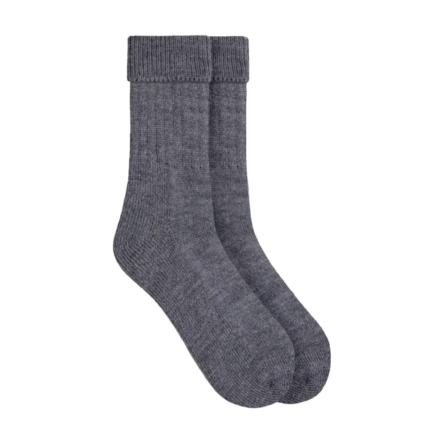 Cook & Butler British Wool Socks / Grey