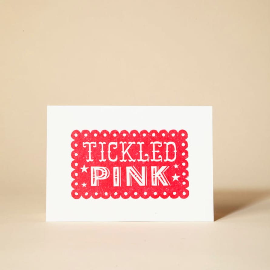 Pressed And Folded Pressed And Folded Card - Tickled Pink